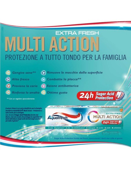 Aquafresh Dentifricio - 75ml - Multiaction - Fresh